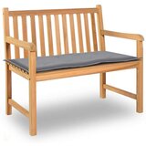  Jastuk za vrtnu klupu sivi 100 x 50 x 3 cm od tkanine Oxford | shoptok.hr