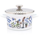 Metalac duboka posuda za kuhanje s inox poklopcem 2u1 provansa 20cm / 3,50lit | shoptok.hr