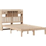  Posteljni okvir brez vzmetnice 135x190 cm trdna borovina | Shoptok.si