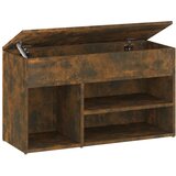 Klupa za cipele dimljeni hrast 80x30x45 cm konstruirano drvo | Eponuda.com