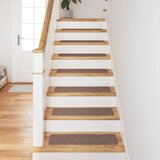  Podloge protiv klizanja za stepenice 15 pcs Smeđa 75 x 20 cm PP | shoptok.hr