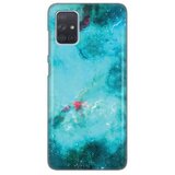  Silikonska maska za Samsung A715F Galaxy A71 Marble Sky Print akvamarin Cene