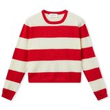 Compania Fantastica Puloverji COMPAÑIA FANTÁSTICA Knit 10203 - White/Red Bež Cene