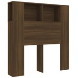  Uzglavlje s ormarićem boja smeđeg hrasta 100 x 18,5 x 102,5 cm | shoptok.hr