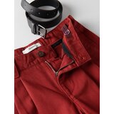 Reserved - Chino hlače s remenom - crvena | shoptok.hr