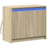 vidaXL Komoda z LED sonoma hrast 72x34x61 cm inženirski les | Shoptok.si