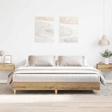  Okvir kreveta bez madraca boja hrasta artisan 180x200 cm | shoptok.hr