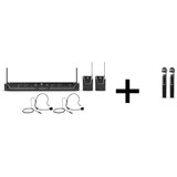Ld Systems U300 BPH + HHD, 2x Naglavni mikrofon + 2 Ročni mikrofon - - Audio-Kondric Cene