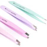 Brushworks Tweezer Set Pastel set pincet | Shoptok.si