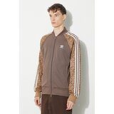 Adidas Pulover moški, rjava barva, IS0255 | Shoptok.si