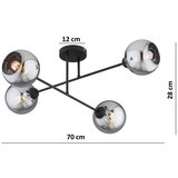 Brilagi plafonski luster 4xE27/60W/230V crna/dimljeno siva | Eponuda.com