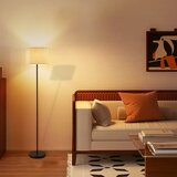  brilagi - podna lampa nordic wave 1xE27/15W/230V lan/crna | Eponuda.com