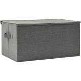  Kutija za pohranu od tkanine 50 x 30 x 25 cm antracit | shoptok.hr