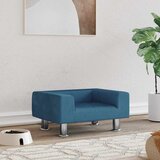  Krevet za pse plavi 50x40x26,5 cm baršunasti | shoptok.hr