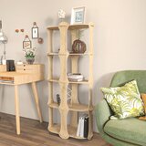 Woody Fashion Polica za knjige Ayzi Oak | ePonuda.com