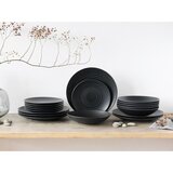 Creatable Jedilni Servis Lava Stone Black, 18-Delni | Shoptok.si
