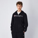 Champion full zip hoodie sweatshirt black s