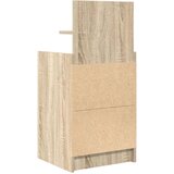 vidaXL Noćni ormarić s 2 ladice sonoma hrast 38x34x80 cm | shoptok.hr