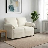 SOFA za dvije osobe Krem 138 x 83 x 95 cm Baršun - Krem 2-Sjedalo (120 cm) | shoptok.hr