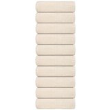 vidaXL Ručnici za pranje 10 kom krem 30 x 30 cm 360 gsm 100 % pamuk | shoptok.hr