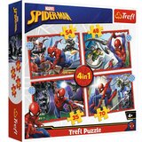 TREF LINE puzzle 4in1 in spider man ( T34384 ) Cene