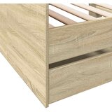  Dnevni krevet s ladicama bez madraca boja hrasta 90x190 cm | shoptok.hr