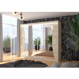 ADRK Klizni ormar s ogledalom DIEGO 250 cm - SONOMA-SONOMA HRAST | shoptok.hr