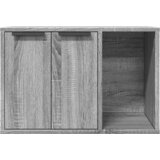  Kutija z mačji pijesak boja hrasta 60x40x40cm konstruirano drvo | shoptok.hr