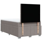  Krevet s oprugama i madracem smeđesivi 120 x 190 cm od tkanine | shoptok.hr