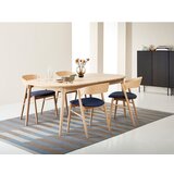 Hammel Furniture Proširiv blagovaonski stol od punog hrasta u prirodnoj boji 106x184 cm Miro – | shoptok.hr