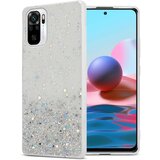 Cadorabo Xiaomi RedMi NOTE 10 4G/RedMi NOTE 10S in prozorna z bleščicami - Zaščitni ovitek iz prožnega silikona TPU s svetlečimi bleščicami, (20860683) | Shoptok.si