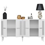 Hanah home komoda junes white silver