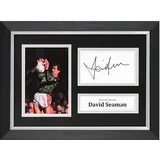 Seaman Signed A4 Framed Photo Display Arsenal Autograph Memorabilia COA