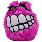 Rogz fluffy grinz lopta igračka za pse, plišana, l, 8cm, roze Cene