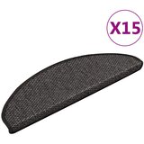  Samoljepljivi otirači za stepenice 15 kom 65x21x4 cm antracit | shoptok.hr