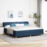  s opruga kutije s uzglavljem Plava 200 x 200 cm tkanina | shoptok.hr