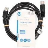CAGL20000BK20 din audio kabl, din 5-Pin muški, din 5-Pin muški, niklovan, 2.00 m, okrugli, pvc, crni