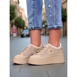 Resti Women's platform sneakers Callista ecru eco-leather | shoptok.hr