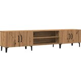 vidaXL TV omarica artisian hrast 180x31,5x40 cm inženirski les | Shoptok.si