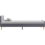 vidaXL Okvir za krevet od tkanine svjetlosivi 100 x 200 cm | shoptok.hr