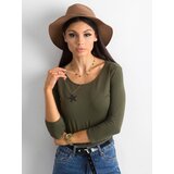 BASIC Feel Good Blouse-RV-BZ-4690.37-khaki | Shoptok.si