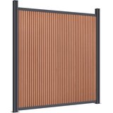 PANEL za ogradu smeđi 699 x 186 cm WPC | shoptok.hr