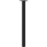 vidaXL noge za mizo za kavo 4 kosi črna 72-74 cm jeklo | Shoptok.si