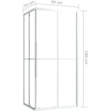  Tuš-kabina ESG 90 x 70 x 180 cm | shoptok.hr