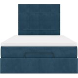  Okvir za krevet s madracima tamnoplavi 120x190 cm baršunasti | shoptok.hr