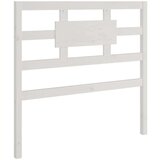  Posteljno vzglavje belo 95,5x4x100 cm trdna borovina, (20684764) | Shoptok.si