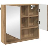 vidaXL Ogledalna omara artisan hrast 59 x 17 x 55 cm Konstruiran les | Shoptok.si
