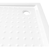  Podloga za tuširanje s točkicama bijela 90 x 90 x 4 cm ABS | shoptok.hr