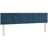  S oprugama i madracem tamnoplavi 200x200 cm baršunasti | shoptok.hr