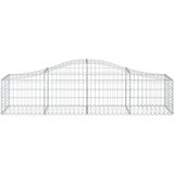  Lučne gabionske košare 15 kom 200x50x40/60 cm pocinčano željezo | shoptok.hr
